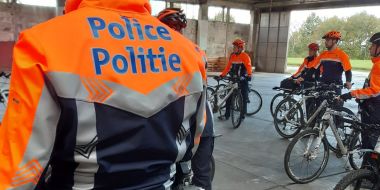 Politie fietsopleiding