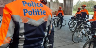 Politie fietsopleiding